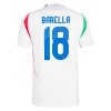 Italia Barella 18 Borte EM 2024 - Herre Fotballdrakt